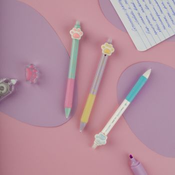 Ручка гелевая стираемая автоматическая MESHU 