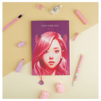 Ежедневник недатированный, А5, 136л., кожзам, MESHU 