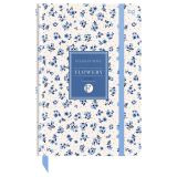 Ежедневник недатированный А5, 136л., 7БЦ BG "Flowery. White", глянцевая ламинация, отд.фольгой
