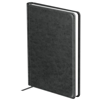 Ежедневник датированный 2026г., А5, 176л., твердый переплет, кожзам, BG 