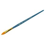 Кисть художественная синтетика Гамма "Галерея", плоскоовальная "кошачий язык" №8, короткая ручка