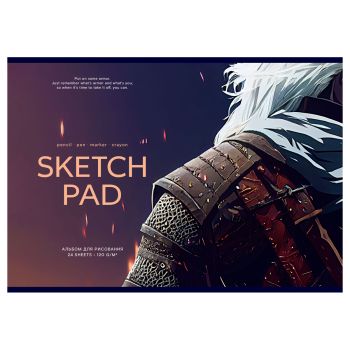 Альбом для рисования 24л., А4, на скрепке Greenwich Line 