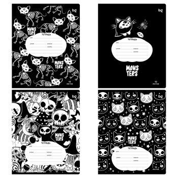 Тетрадь 12л., клетка BG 