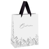 Пакет подарочный 18*23*10см MESHU "Best wishes", фольга, матовая ламинация