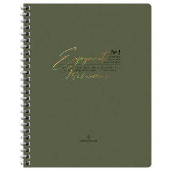 Тетрадь 80л., А5, клетка на гребне GreenwichLine 