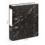 Папка-регистратор OfficeSpace, 75мм, мрамор, черная, бюджет
