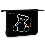 Папка для тетрадей 1 отделение, А5 Berlingo "Beast", 240*205*40мм, пластик, на молнии