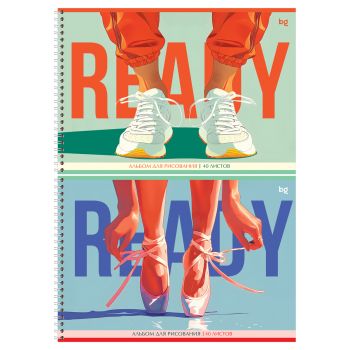 Альбом для рисования 40л., А4, на гребне BG 