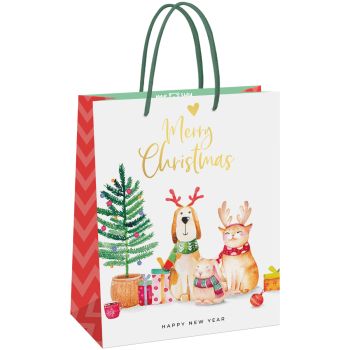 Пакет подарочный 26*32*12см MESHU 