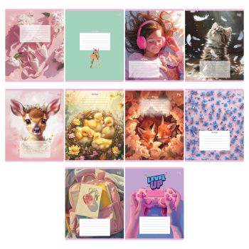 Тетрадь 12л., линия BG 