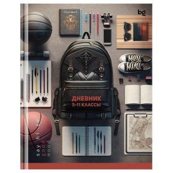 Дневник 5-11 кл. 48л. (твердый) BG 