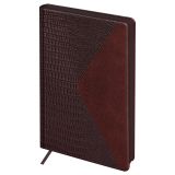 Ежедневник датированный 2026г., А5, 176л., твердый переплет, кожзам, BG "Reptile. Burgundy", бургунди, цветной срез, карман