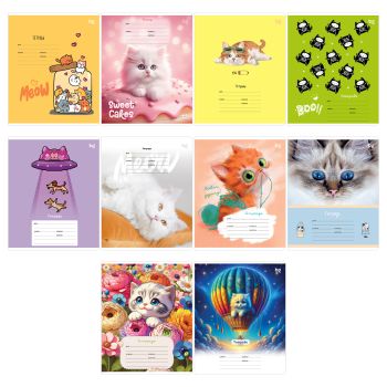 Тетрадь 12л., клетка BG 