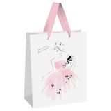 Пакет подарочный 26*32*12см MESHU "Woman's beauty",  матовая ламинация