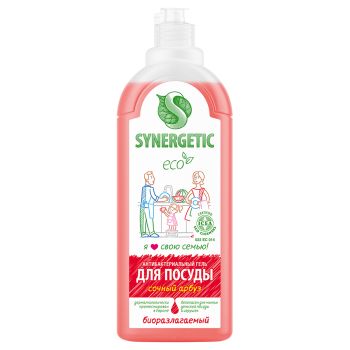 Средство для мытья посуды и игрушек Synergetic 