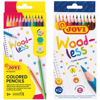 Карандаши цветные пластиковые JOVI 