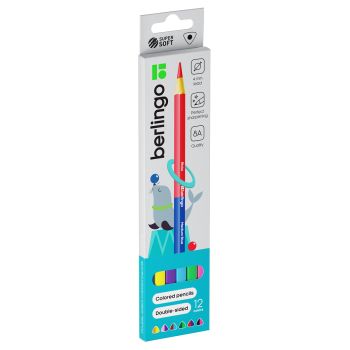 Карандаши цветные двусторонние Berlingo 