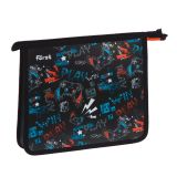 Папка для тетрадей 1 отделение, А5 Först "Flawless Victory" , 240*205*40 мм, пластик, на молнии