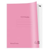 Тетрадь 48л. А5, клетка BG "Новатон. Пыльная роза", пластиковая обложка