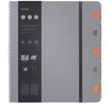 Бизнес-тетрадь А4+, 80л., Berlingo 