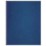Тетрадь 96л., А5, клетка на гребне BG, бумвинил, синий