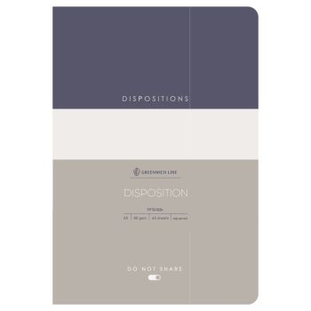 Тетрадь 40л., А5, клетка на сшивке Greenwich Line 