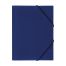 Папка на резинке СТАММ А4, 500мкм, пластик, синяя