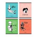 Тетрадь 80л., А5, клетка BG "Обновить статус", эконом