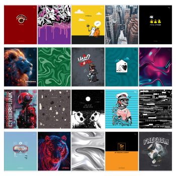 Тетрадь 96л., А5, клетка BG 