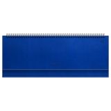 Планинг датированный 2026г., 64л., 330*130мм, кож.зам, BG "Winner.Blue", синий