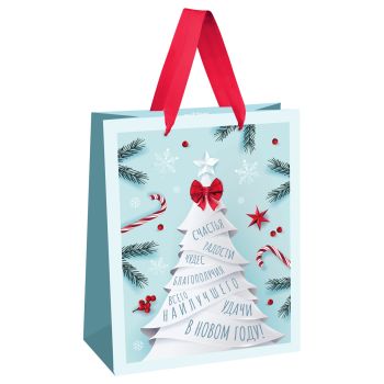 Пакет подарочный 26*32*12см MESHU 