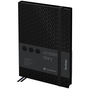 Ежедневник недатированный, В6, 136л., кожзам, Berlingo 