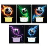 Тетрадь 12л., А5, клетка BG "Яркая игра"