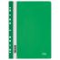 Папка-скоросшиватель пластик. перф. СТАММ А4, 180мкм, зеленая с прозр. верхом