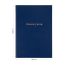 Книга учета OfficeSpace, А4, 144л., клетка, 200*290мм, бумвинил, синий, блок офсетный