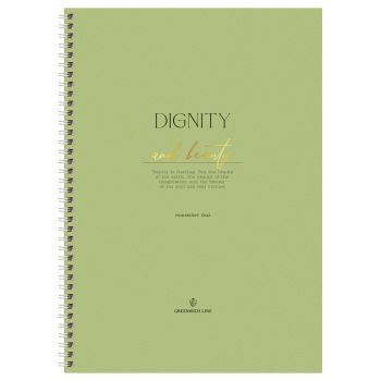 Тетрадь 80л., А4, клетка на гребне GreenwichLine 