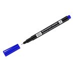 Маркер перманентный OfficeSpace синий, тонкий металл. наконечник, 0,5мм