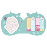 Флажки-закладки и самоклеящиеся блоки в наборе MESHU "Cute Sweet", 20л*5 цветов, европодвес