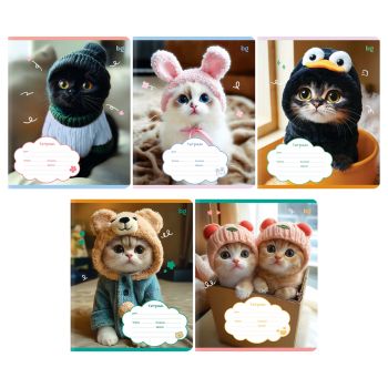 Тетрадь 12л., А5, клетка BG 