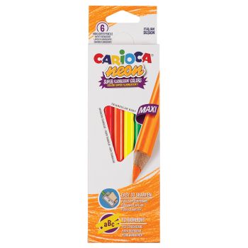 Карандаши цветные неоновые Carioca 