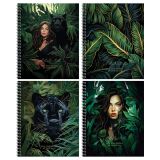 Тетрадь 96л., А5, клетка на гребне BG "Тропический стиль", матовая ламинация, тиснение фольгой, твердая обложка