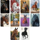 Календарь карманный, 65*95 мм BG "Лошади", глянцевая ламинация, ассорти, 2026г.