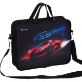 Папка текстильная с ручками 1 отделение, А4 Berlingo "Red Racer", 350*265*75мм, текстиль, на молнии