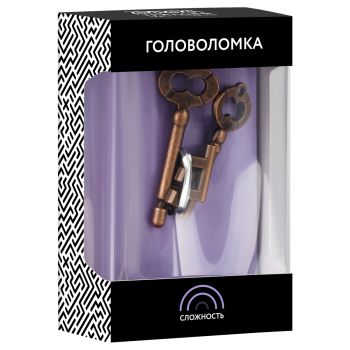 Головоломка металлическая большая ТРИ СОВЫ 