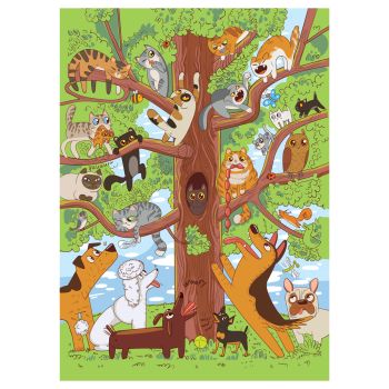 Пазл с заданием  120 эл. ТРИ СОВЫ 