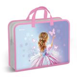 Папка с ручками 1 отделение, А4 Berlingo "Follow the magic", 340*245*100мм, пластик, на молнии