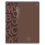 Тетрадь предметная 48л., BG "Гармония знаний" - Английский язык, "софт тач" ламинация
