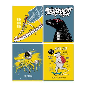 Тетрадь 60л., А5, линия BG 