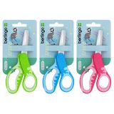 Ножницы детские Berlingo 13,5см, ассорти, европодвес