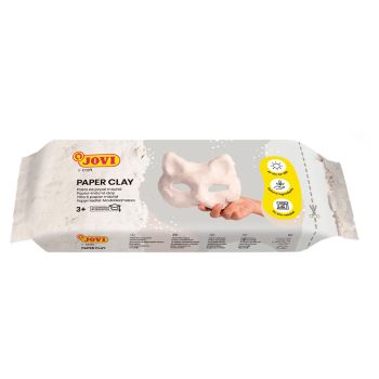 Паста папье-маше JOVI, 680г, серый, вакуумный пакет